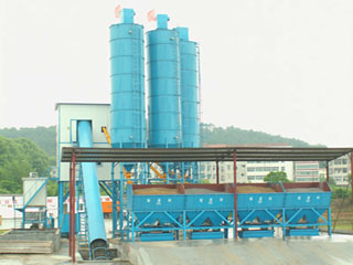 HZS50 type de station de mélange à béton